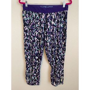 Nike Dri-Fit Women's Relay Cropped Running Tights Purple XL